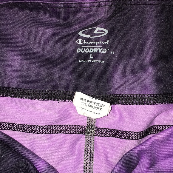 Champion Duodry purple spandex - Picture 3 of 3